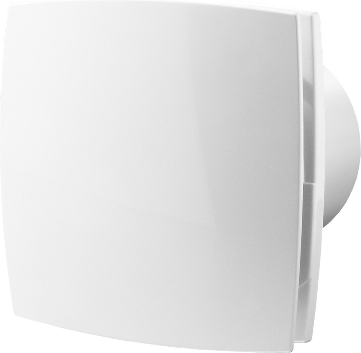 foto van een 100mm badkamerventilator met vochtsensor