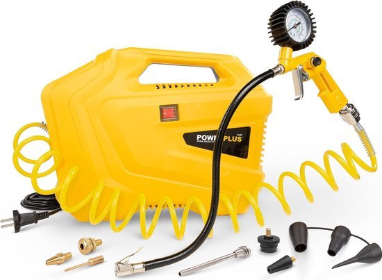 foto van een 8 bar 1100 Watt power compressor