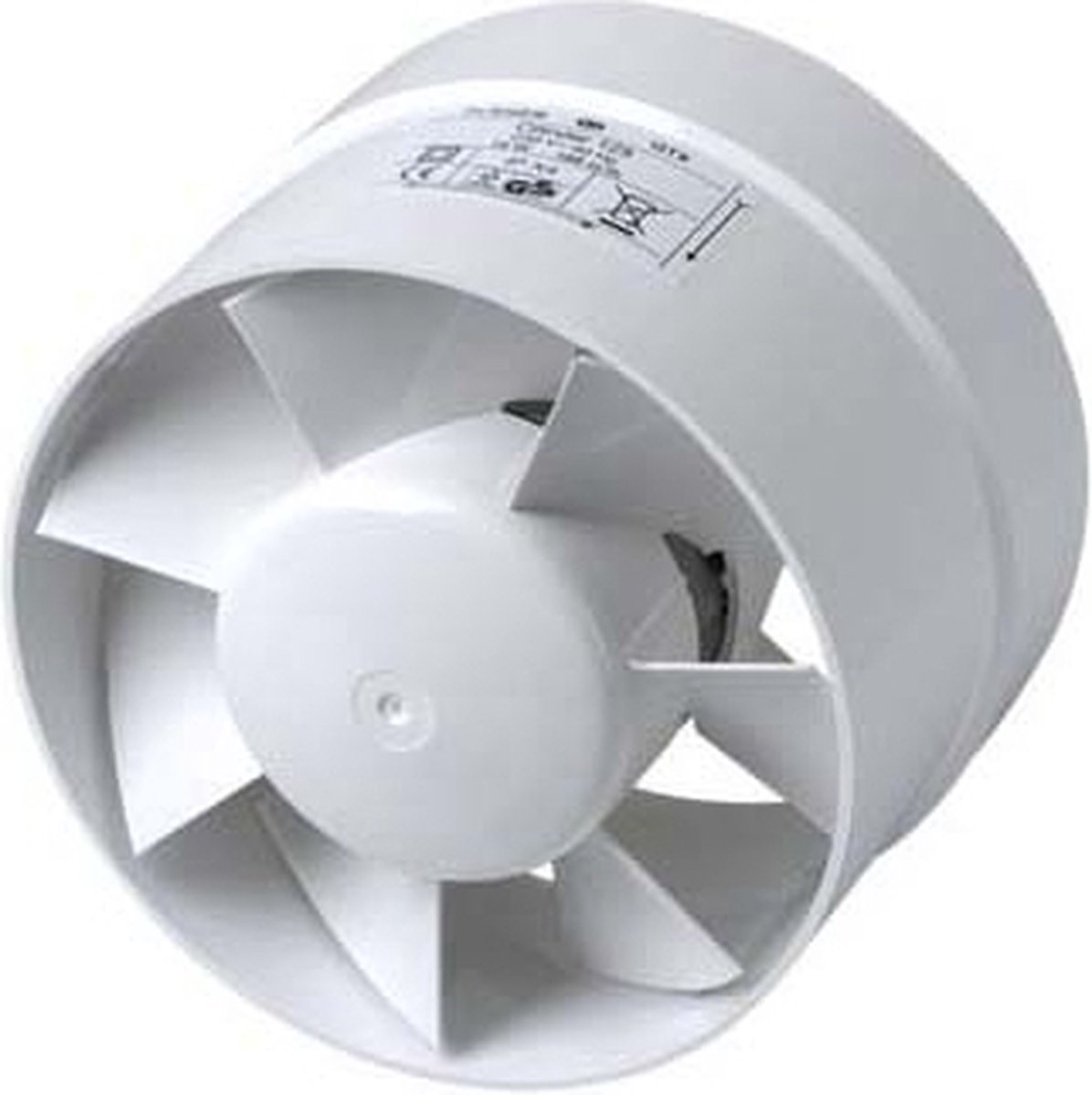 foto van een Cilinder ventilator 100 mm