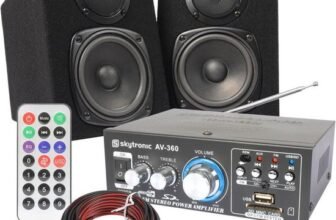 Compacte geluidsset met speakers en versterker