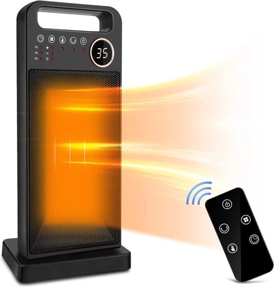 foto van een Energiebesparende keramische kachel 2000 Watt