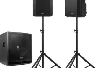 Geluidsset Tops en setje statieven