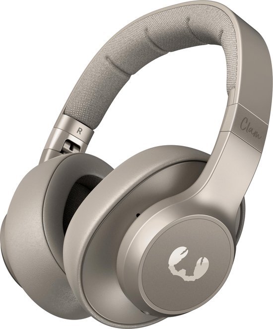 foto van een Silky Sand Beige over ear koptelefoon met noise cancelling