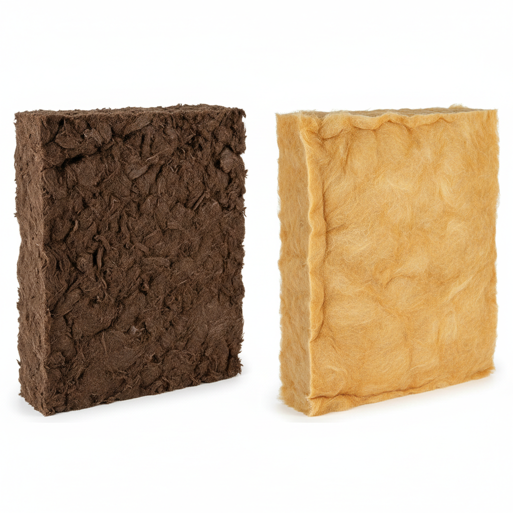 Steenwol versus glaswol vergelijking